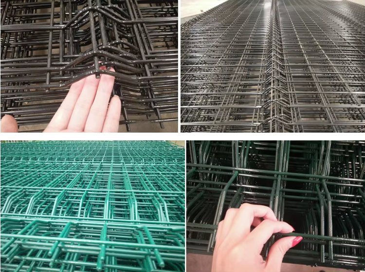Yard Link 3D Curved Fence PVC Coated Iron Wire Fence Steel Panel Forti V Fold Welded Wire Mesh Panel