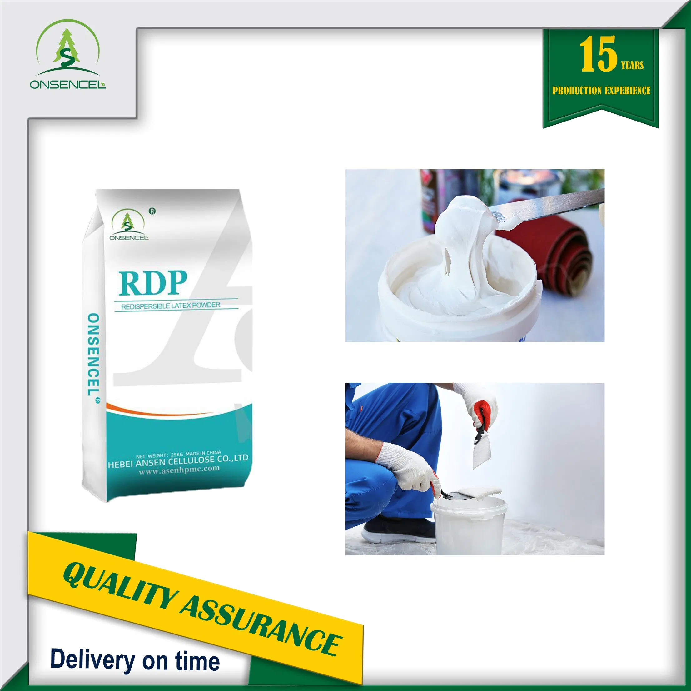 Water Proofing Plaster Wall Putty Additive Rdp Used in Wall Putty Rdp Adhesive Vae