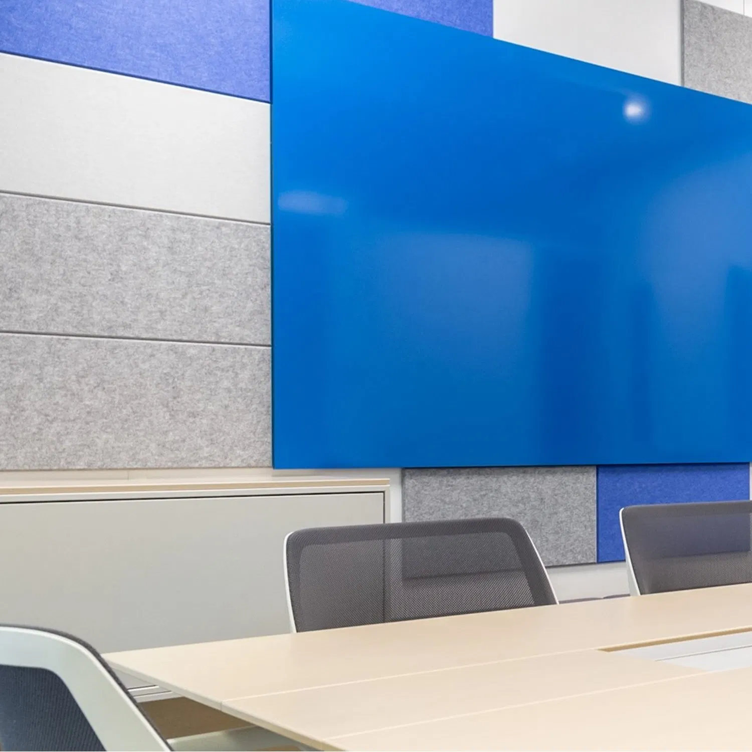 High Density Recycle Polyester Fiber Board Fabric Acoustic Panel for Office