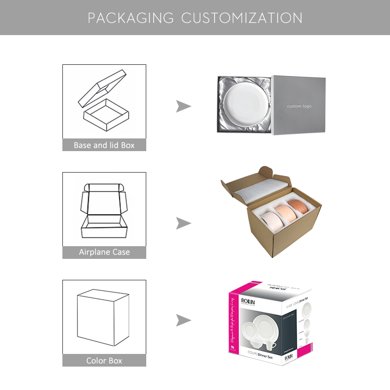 in Stock Dinnerware Round Flat Porcelain Plate for Supply Hotels and Resturants