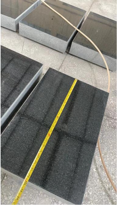 Absolute Black Natural Stone Black Granite Monument Headstones Tombstone