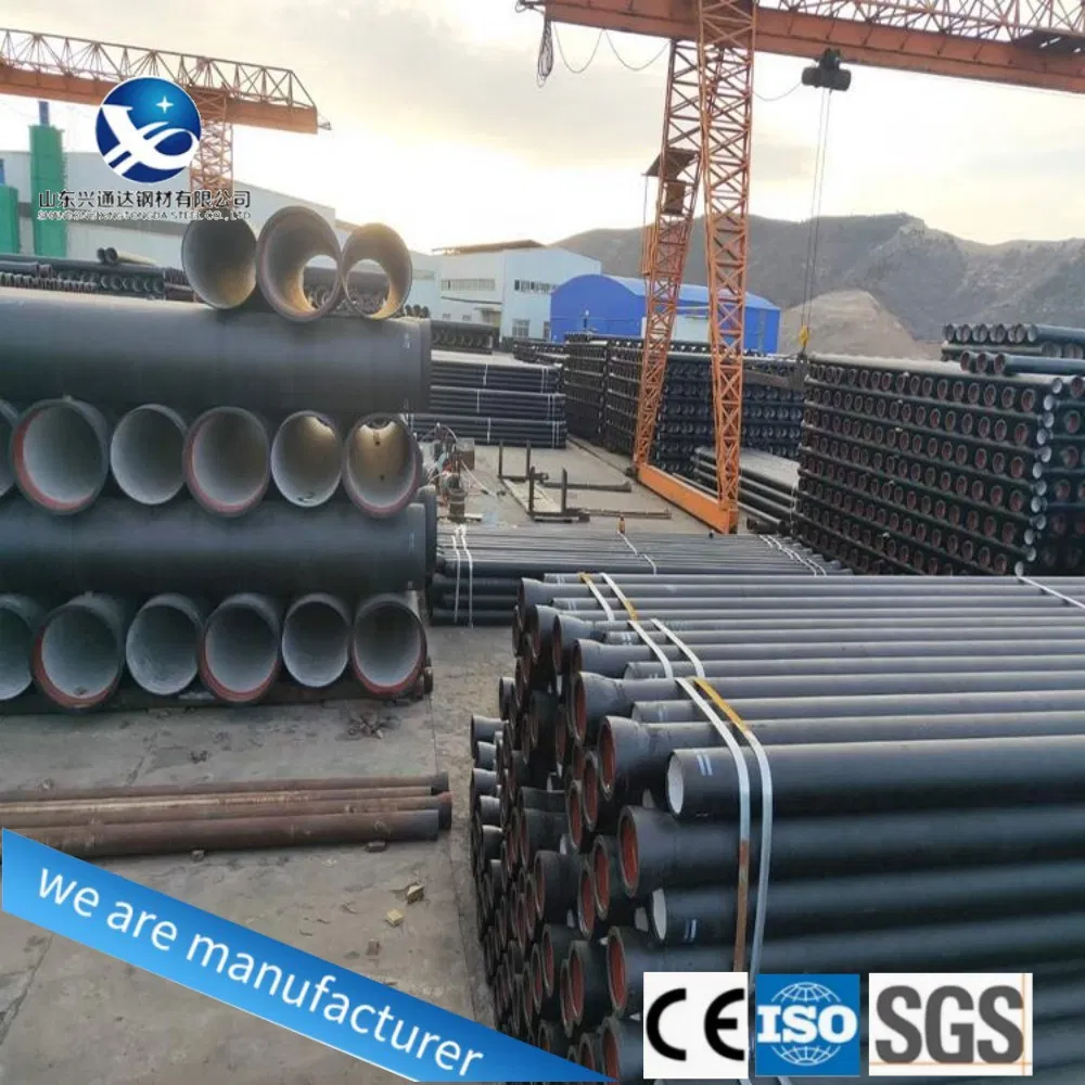 DN150 DN250 Ductile Iron Pipe En545 400mm C25 Big Diameter Pn40