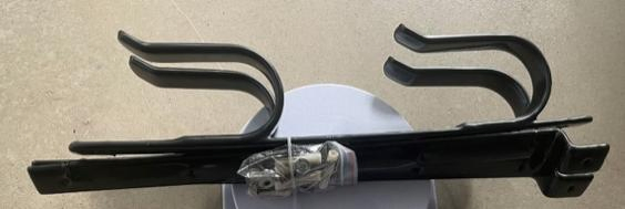 Metal Wall Mounted Black Gun Holder