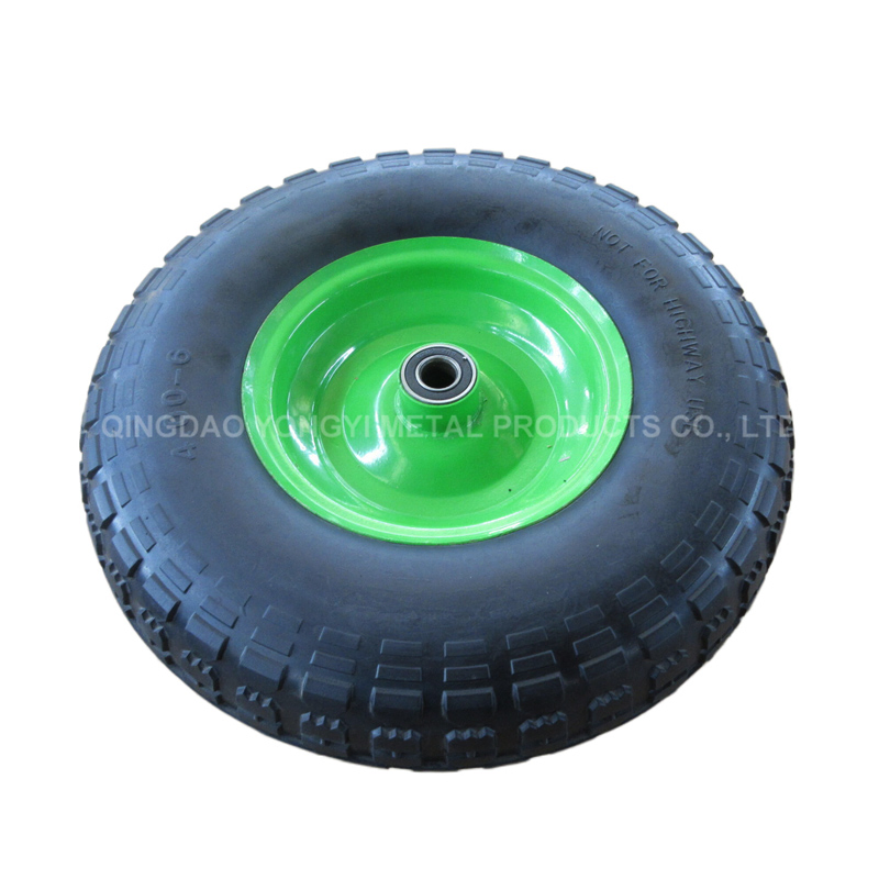 Customized 13 Inch Heavy Duty Solid Colored PU Foam Wheel