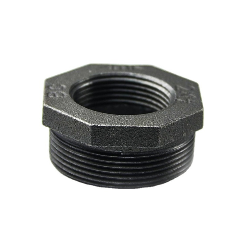 ASME B16.3 Reducing Bushing for Plumbing Black Malleable Iron Pipe Fitting