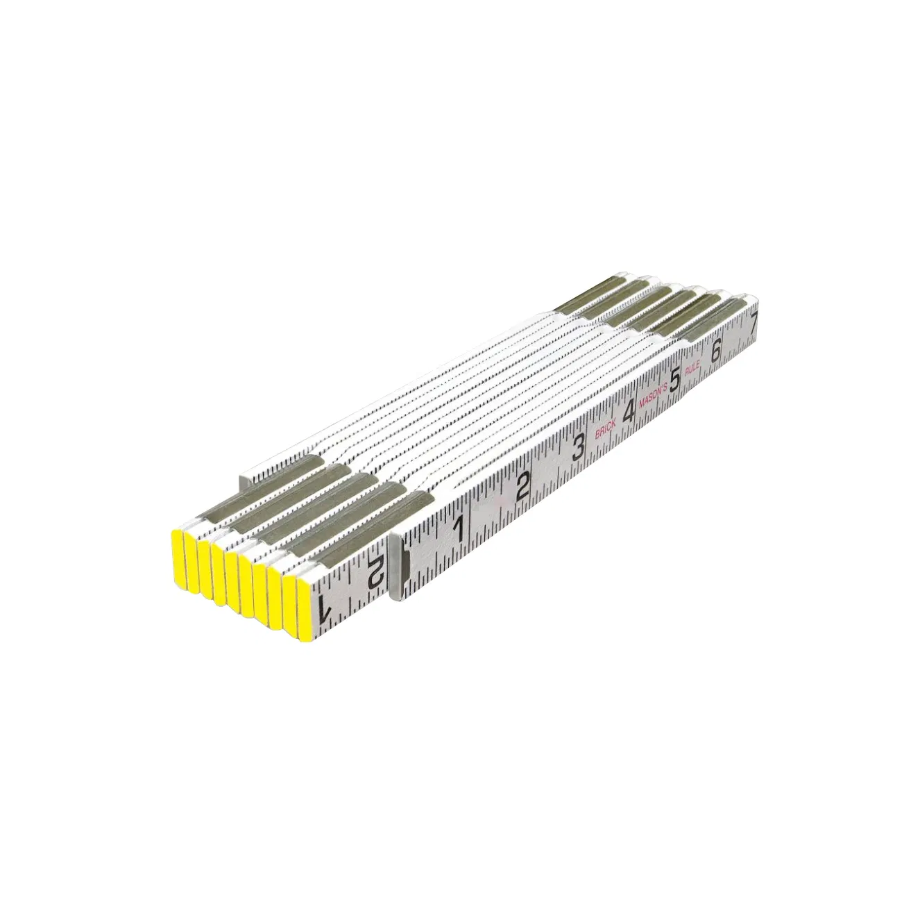 Mason and Brick 72 Inch Wood Foldable Ruler