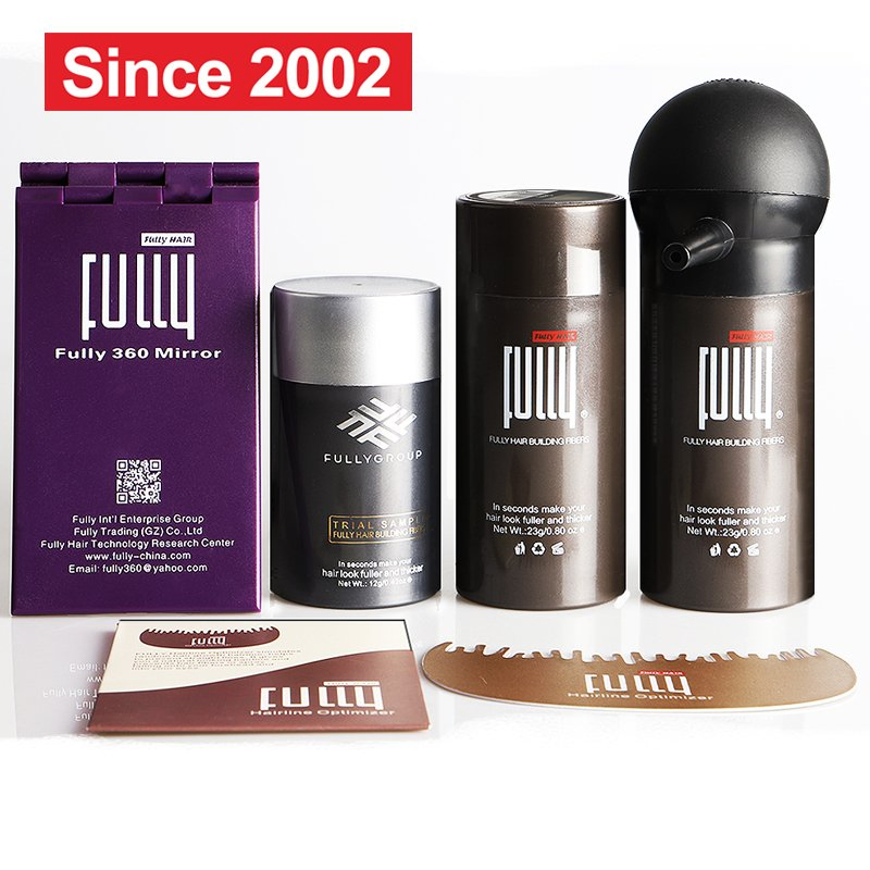 Волокна для увеличения объема волос Fully Hair Building Fibers