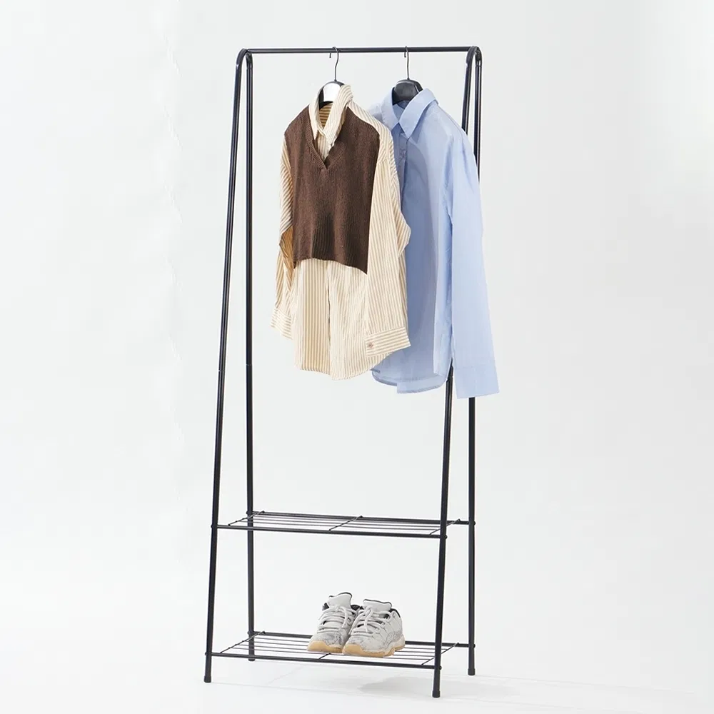 Lightweight Portable a-Frame Garment Rack Folding Clothes Rack for Dormitory