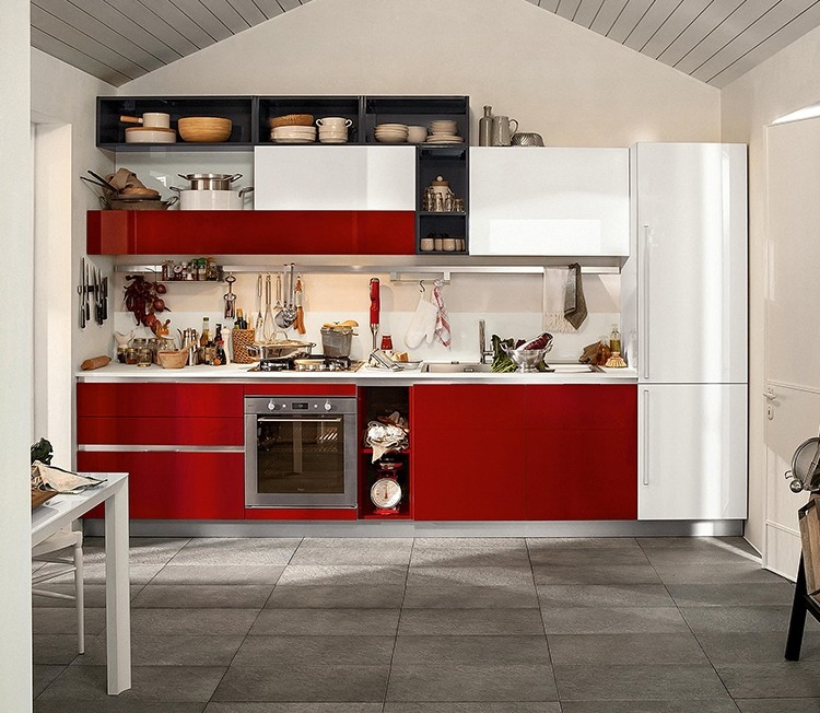 Modern Design Japanese Style Modular Customized Apartment Kitchen Cabinets