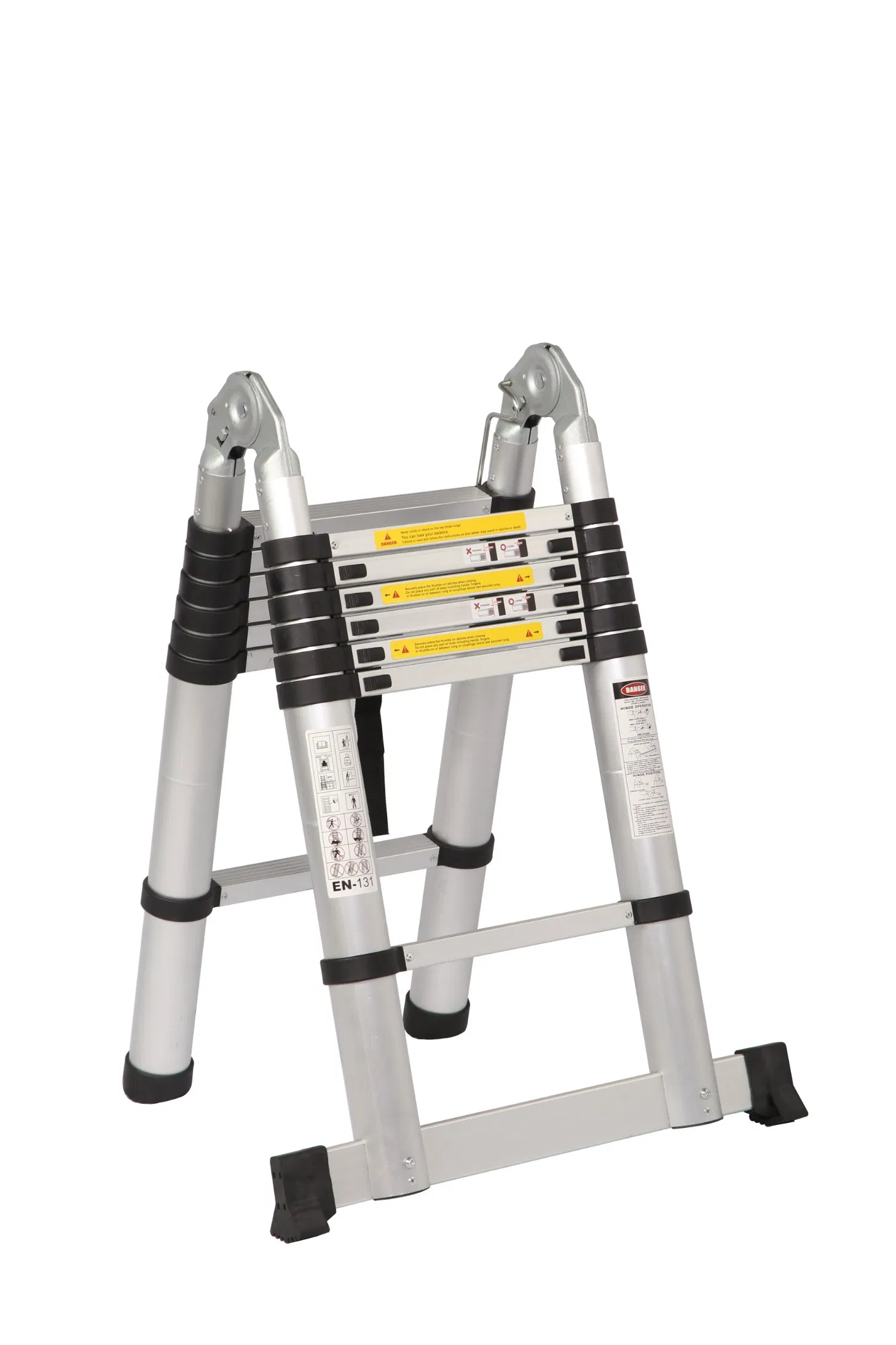 Convenient Multi Purpose Industrial Steps Folding Telescopic Aluminum Ladder