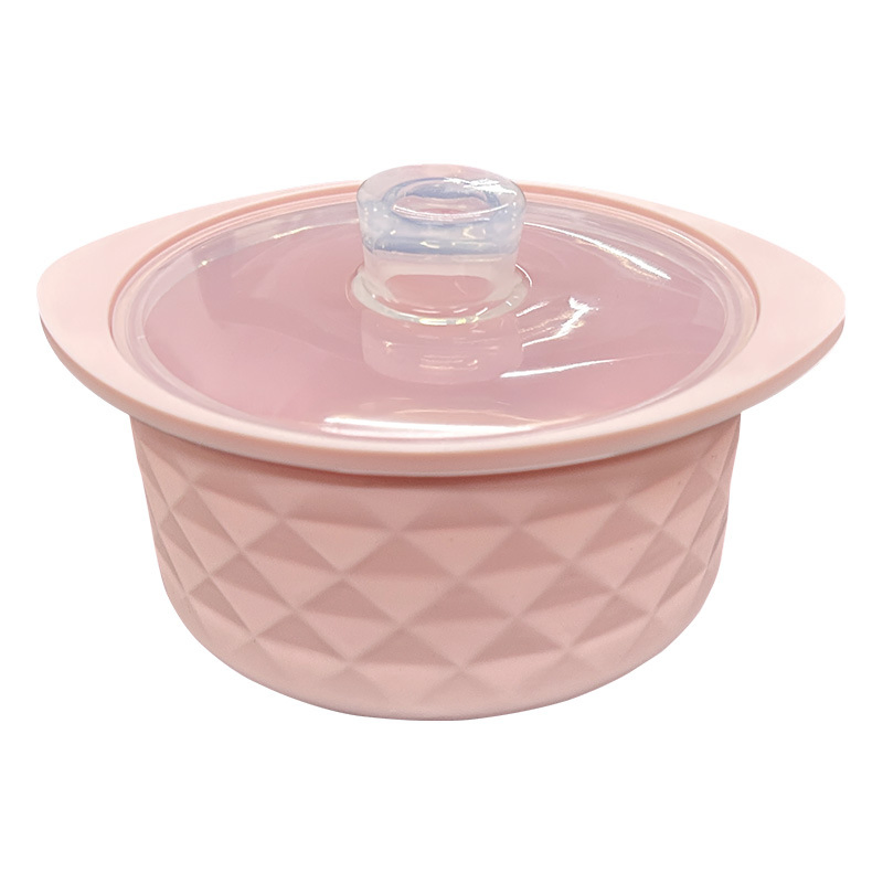 Silicone Microwave Steamer Pot with Lid for Home Use