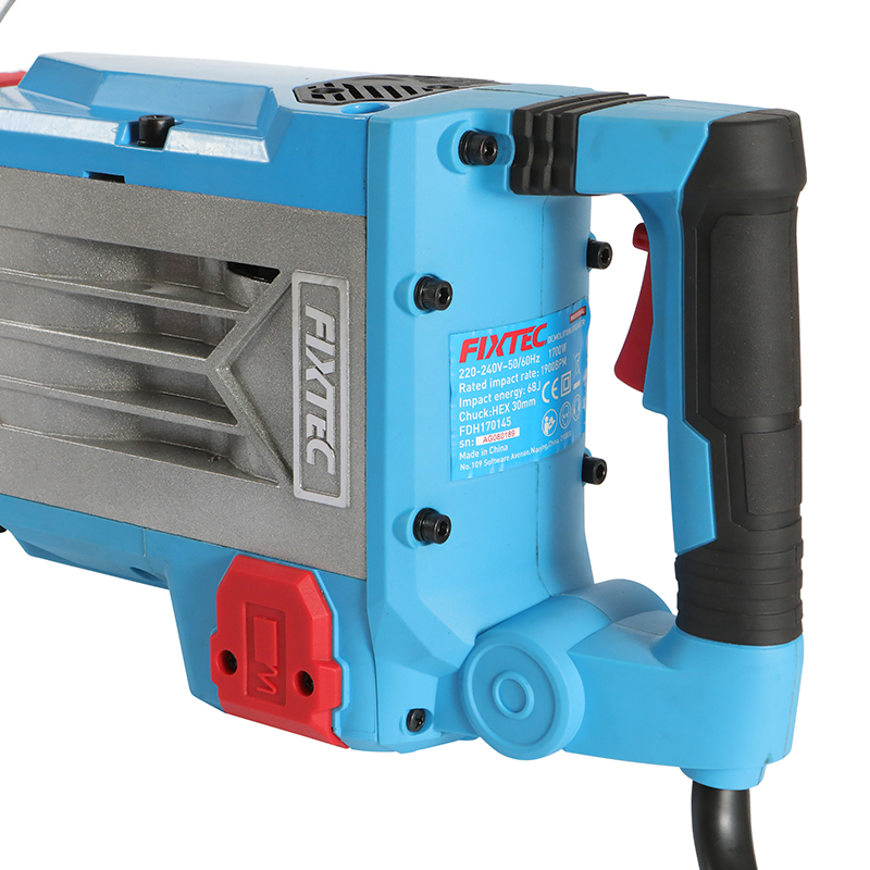Отбойный молоток электрический Fixtec 1700W, 1900 уд/мин