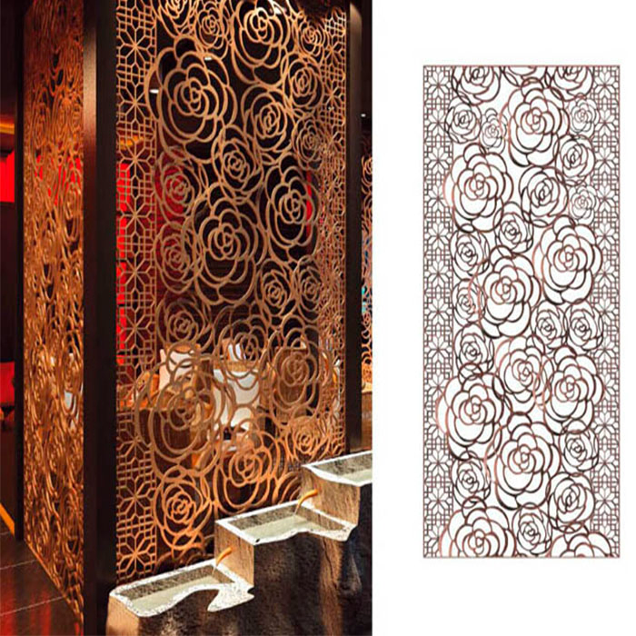 Laser Cut Decoration Aluminum Alloy Carving Panel Aluminium Panel Curtain Wall Perforated Engraved Sheet