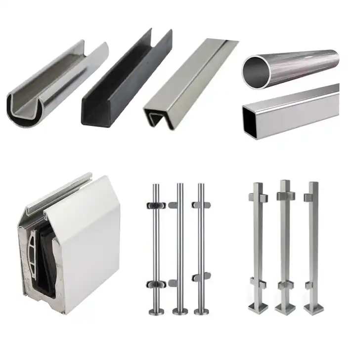 Multi-Style Stainless Steel 316 304 Glass Railing Hardware One-Stop Manufacturing Factory