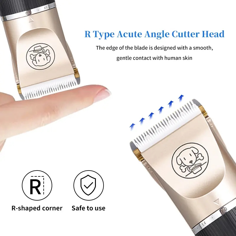 Professional Design Professional Barber Tool Stainless Steel Blade Rechargeable Electric Hair Clipper
