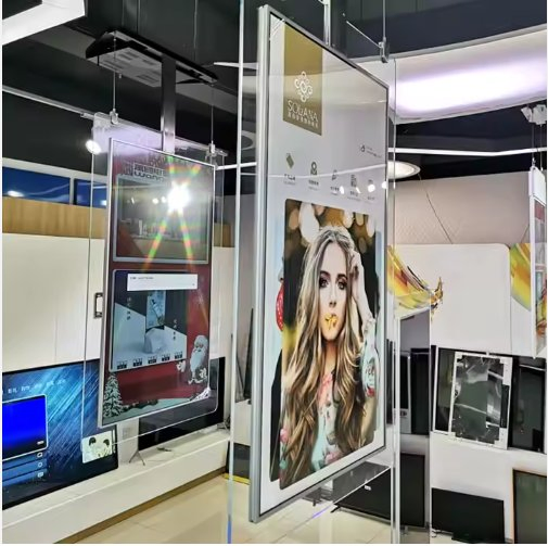Двусторонний подвесной LCD-экран 43 дюйма для рекламы