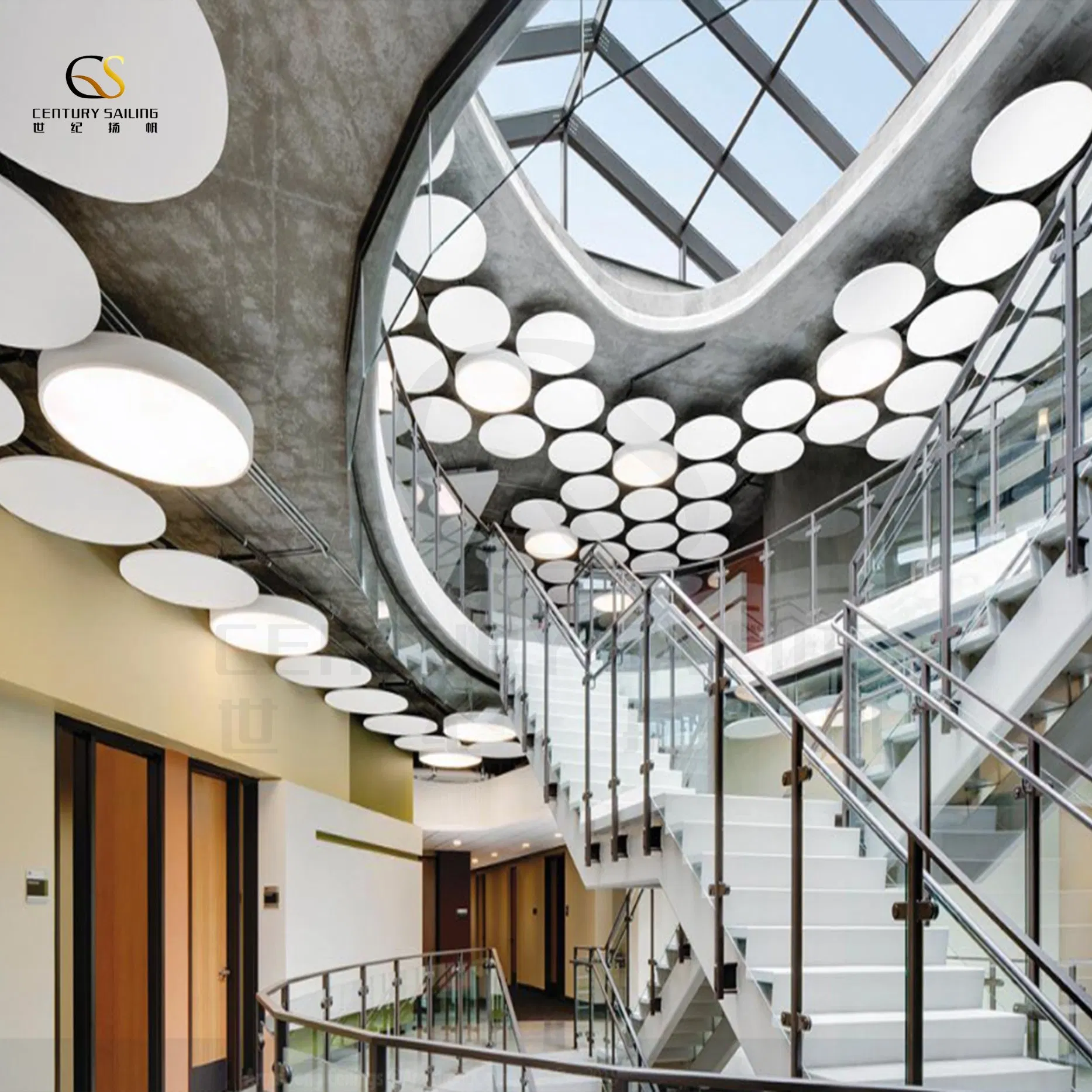 Modern Room Building Materials Fireproof Acoustic Fiber Ceiling Tiles for Home Decor