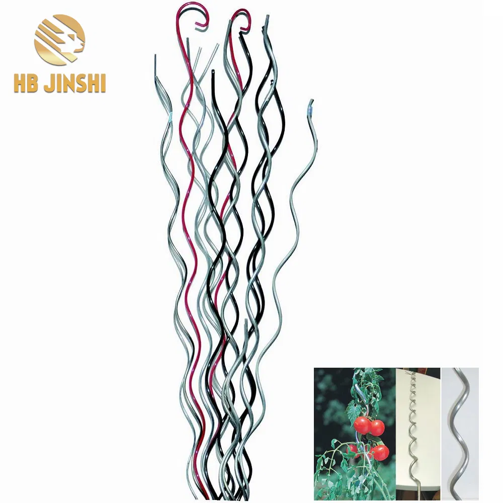 Heavy-Duty 6.0mm Galvanized Steel Tomato Support Rod 150cm