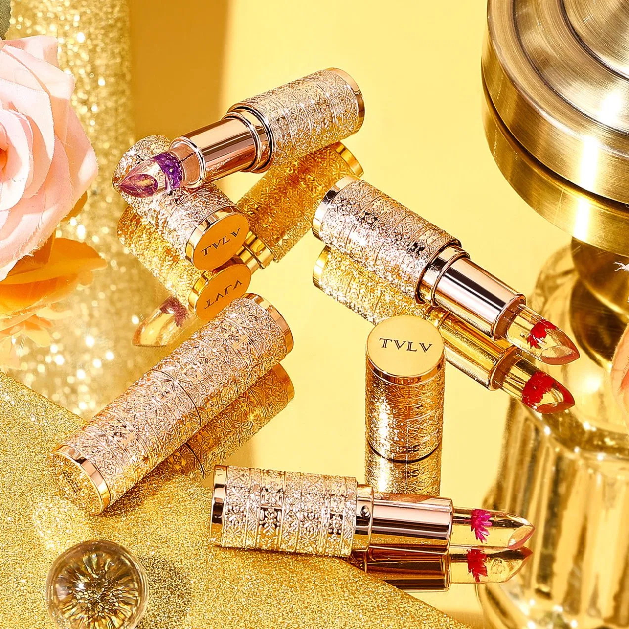 Autumn and Winter Long-Lasting Lip Balm with Floral Essence