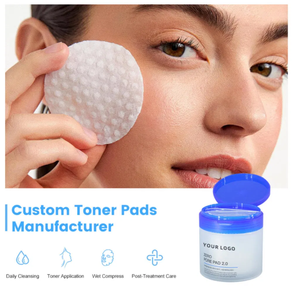 Convenient Not Easily Damaged Custom Toner Pads for Post-Workout Skincare