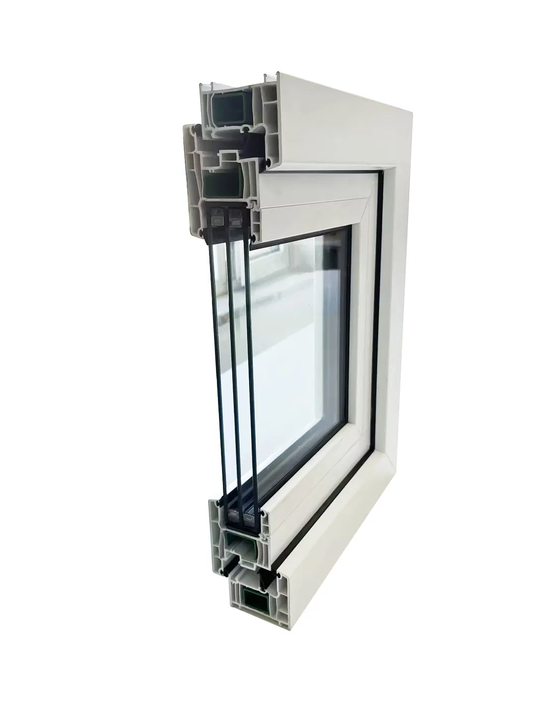 High-Quality UPVC Tilt and Turn Windows with Soundproof & Thermal Insulation