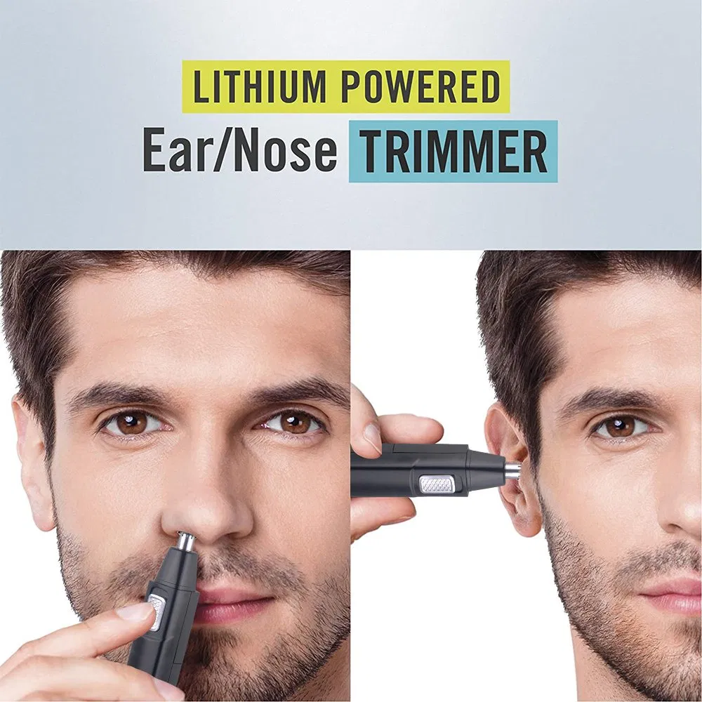 Stock 2 in 1 Wholesale Electric Body Groin Hair Ear Nose Men Grooming Trimmer Kit