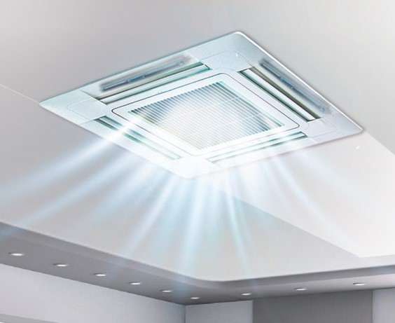 Advanced 100% Ozone Free Long Lifespan High Power Air Conditioner Purifier LED UV Lamp Cassette Air Sterilizer