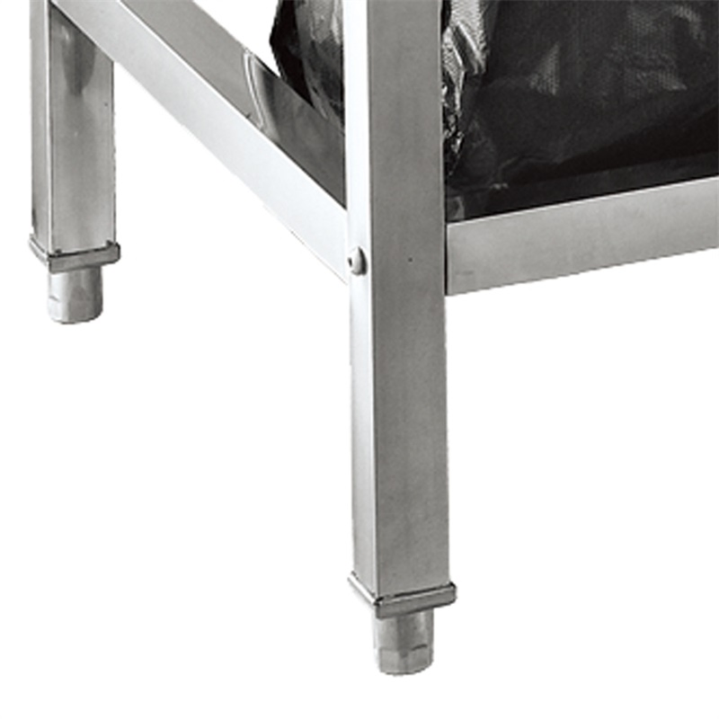 Hot Set Sale Classifying Garbage Trolley with Bend Leg Work Table for Flat Packing Easy Transport