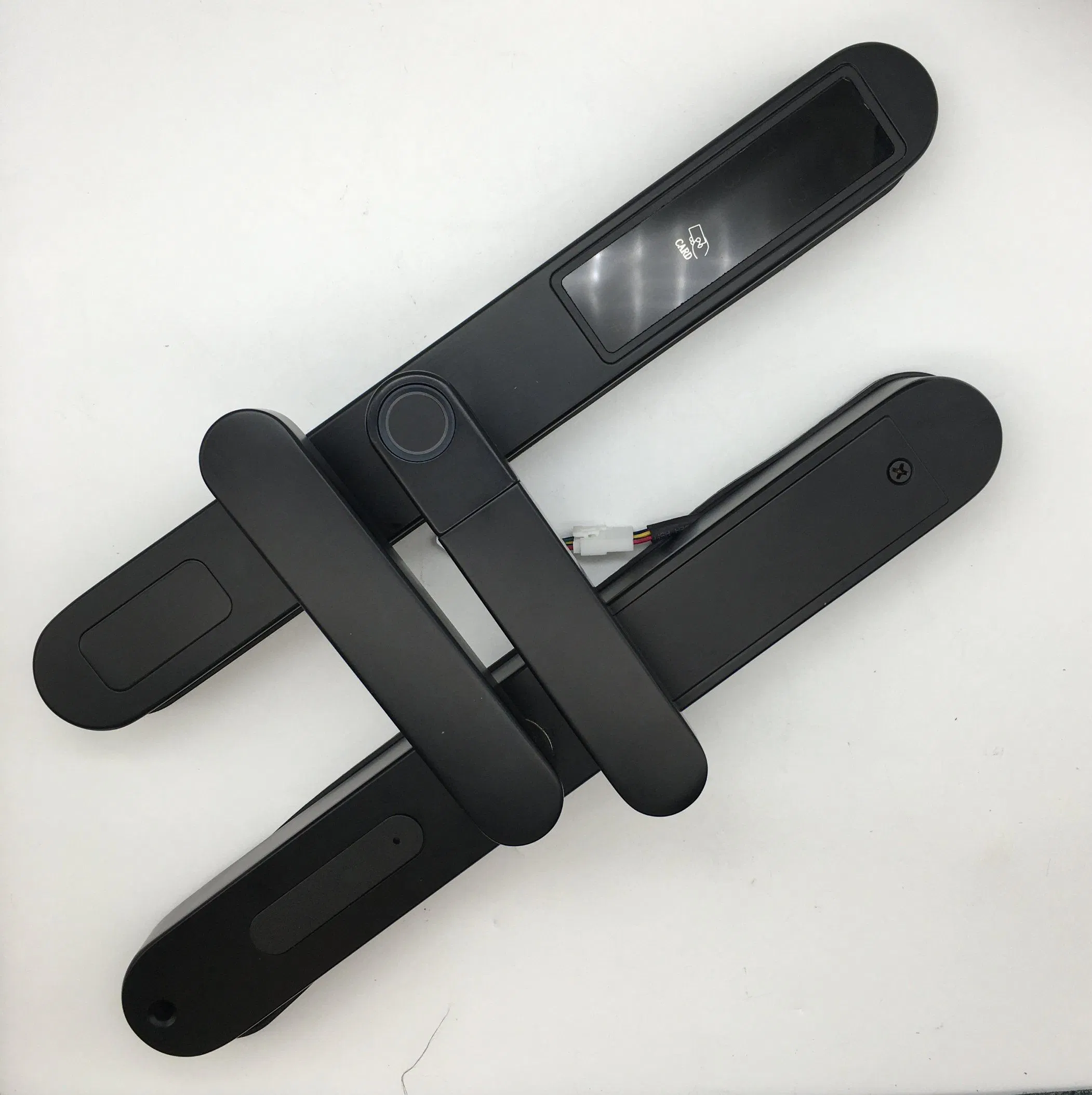Electronic Modern Fingerprint Code Magnetic Combination Handle Smart Door Lock