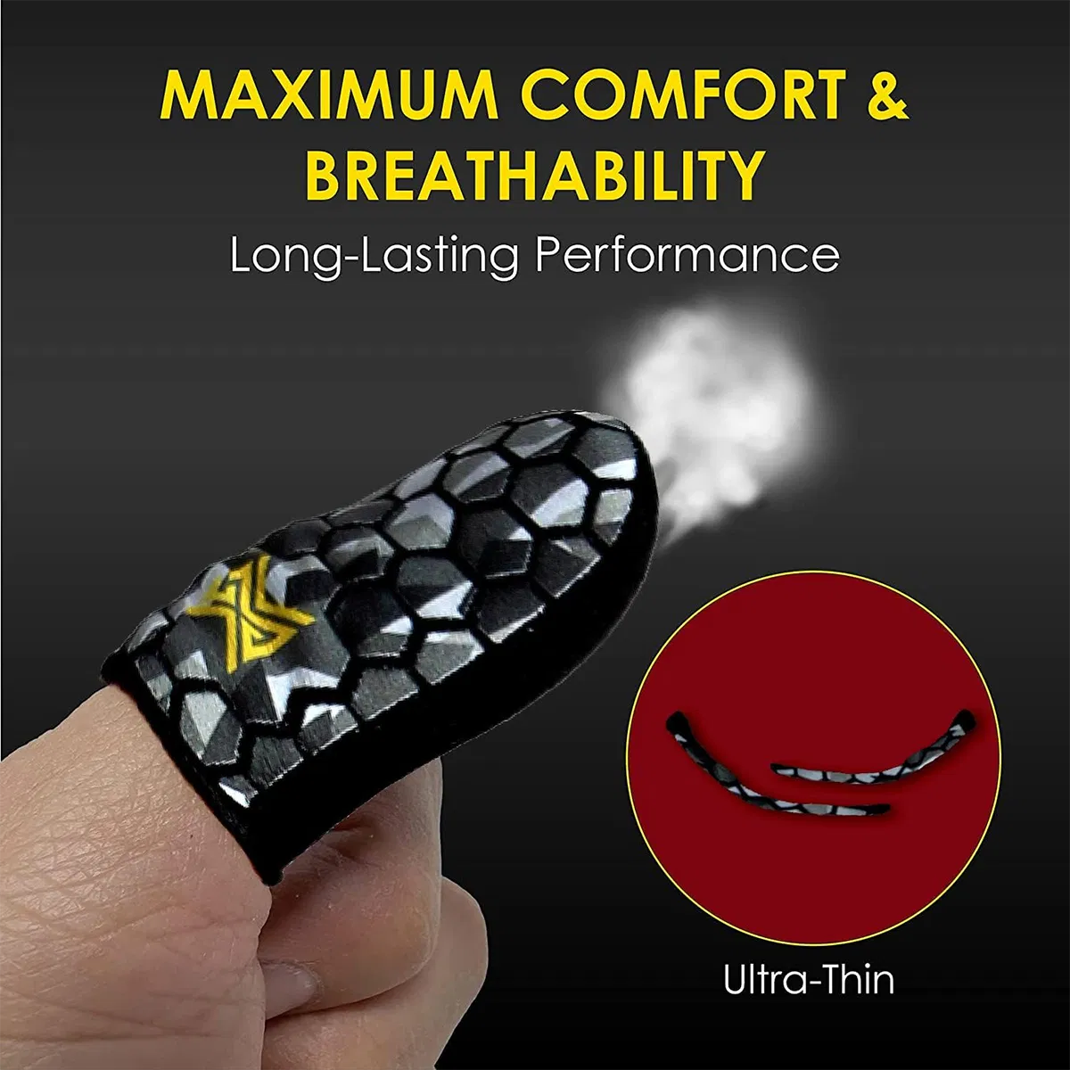 Дышащие игровые напальчники для комфорта