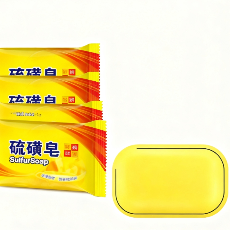 Chinese-Made Sulfur Bath Soap Effective for Oil Control Skin Refreshment