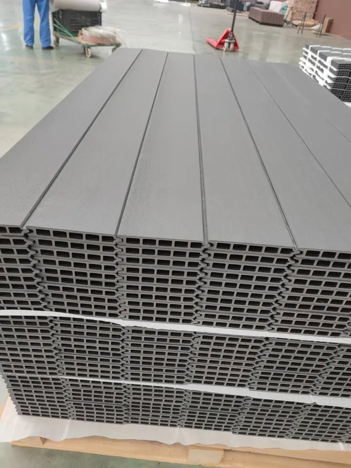 Garden Luminum Plastic Column 1.8 M High UV DIY WPC Fence Panel