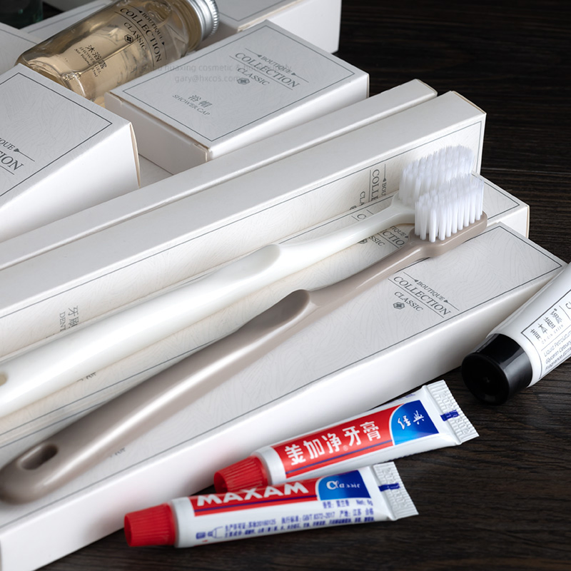 Premium Hotel Toothbrush Kits with Custom Logo Branding