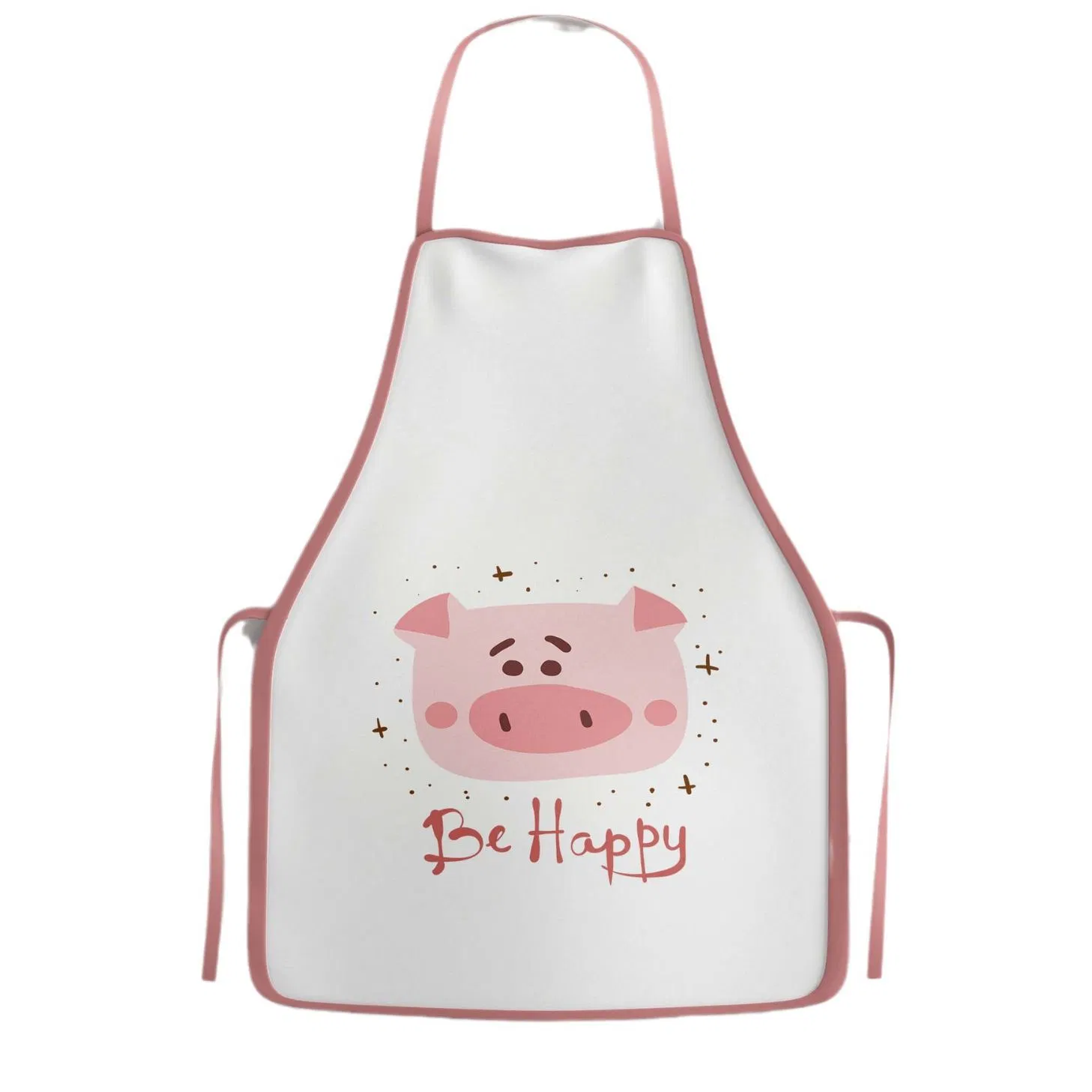 Children's Apron and Sleeve Set, Waterproof and Oil-Proof Printed Apron Two-Piece Set, Kitchen Apron and Sleeve Set