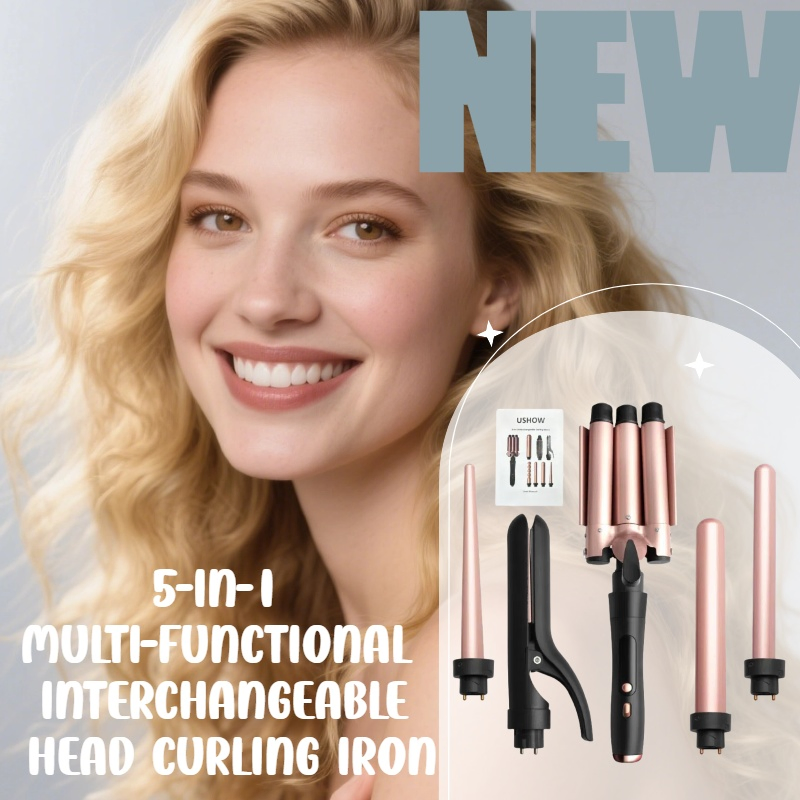 Factory Direct Sales Wholesale Customized Straight Curling Iron Hair Straightener Multi-Size Set