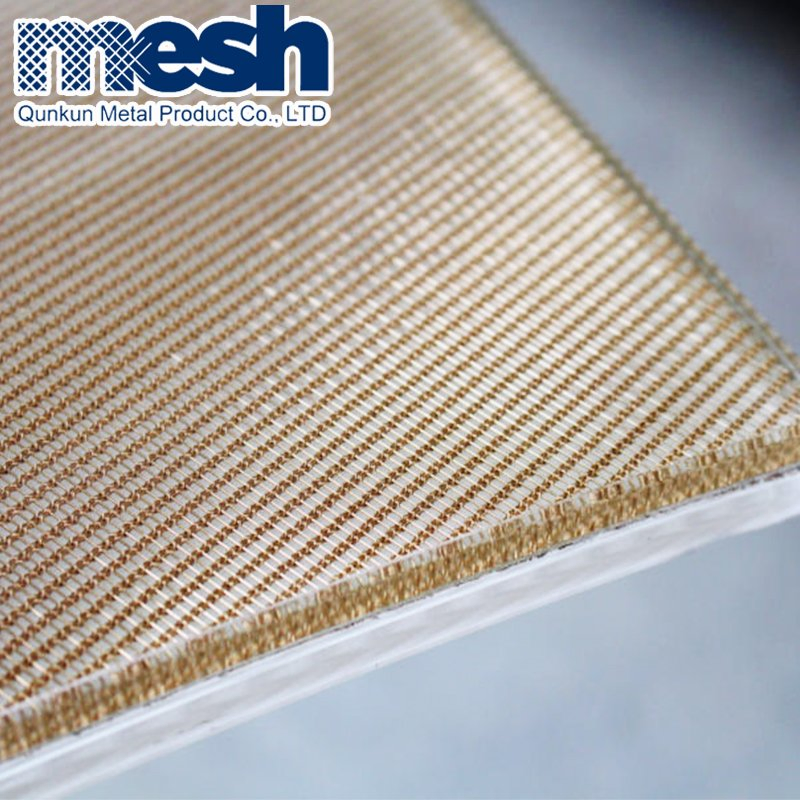 Laminated Glass Metal Mesh Netting