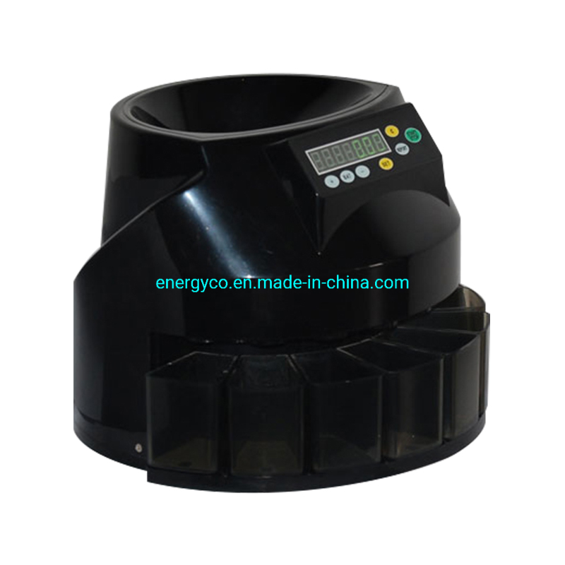 High Accuracy Coin Counter&Sorter High Quality for Most Currency with LED Display, Bank Machine