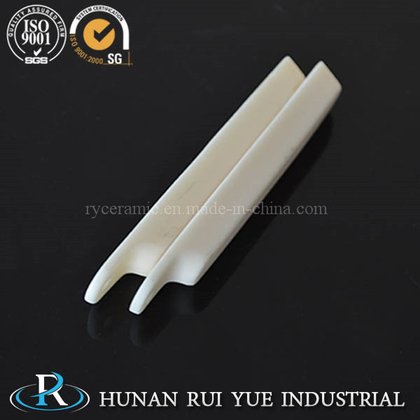 Фарфоровая алюминиевая тигель-лодочка для лаборатории