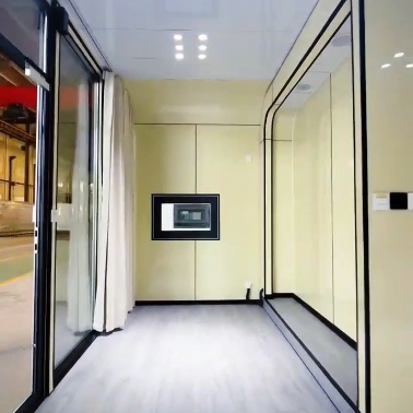 20FT Shipping Container Push-Pull Expansion Container House Living Room for Tiny House/Apple Cabin