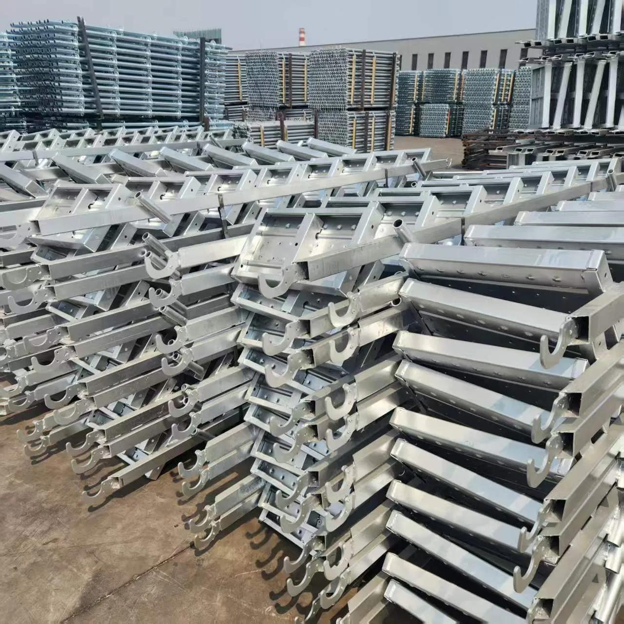 Galvanized Stee Ladder with Handrail for Ringlock Scaffold Construction