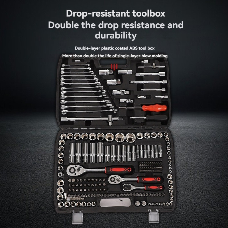 Набор инструментов 215PCS: гайковерты и ключи для дома