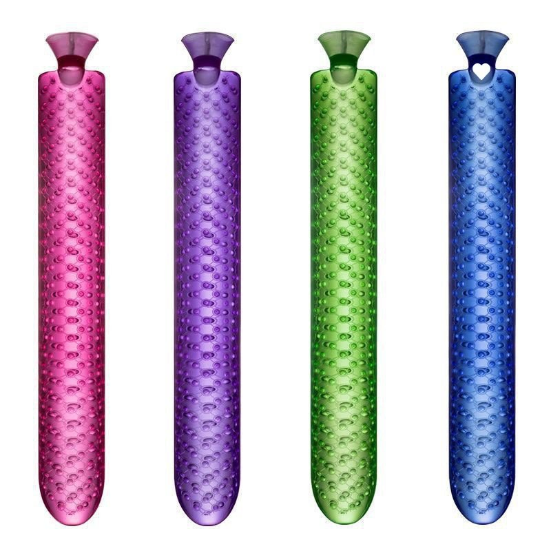 Neck Waist Hand Foot Warming PVC Long Hot Water Bag for Christmas Gifts