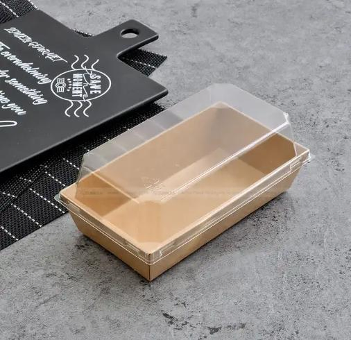 Accept Custom Box with Clear Lid Hot Dog Box Disposable Food & Beverage Packaging