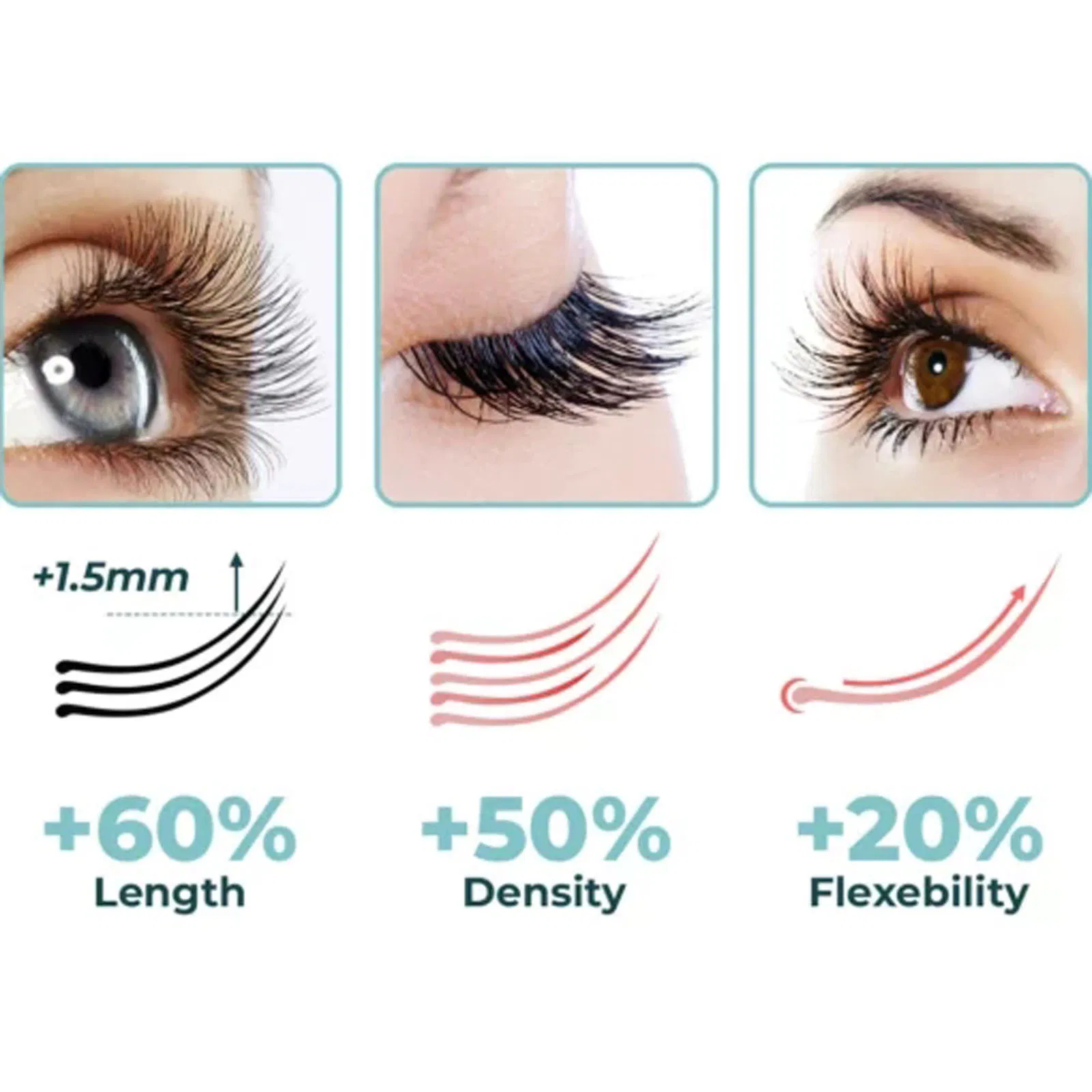 OEM 5ml Natural Dense Long Elongated Curl Eyelashes Nutrient Solution