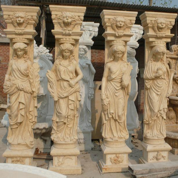 Black Marble Columns Pedestal Stand Marble Black House Pillar Design