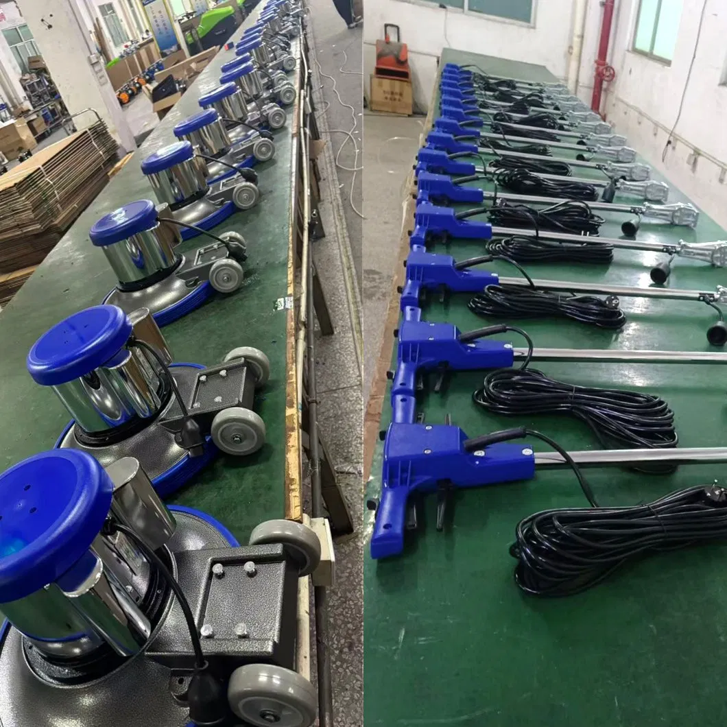 Multifunctional Floor Cleaning Machine 17-Inch Brush Polisher for Hotels and Commercial Use