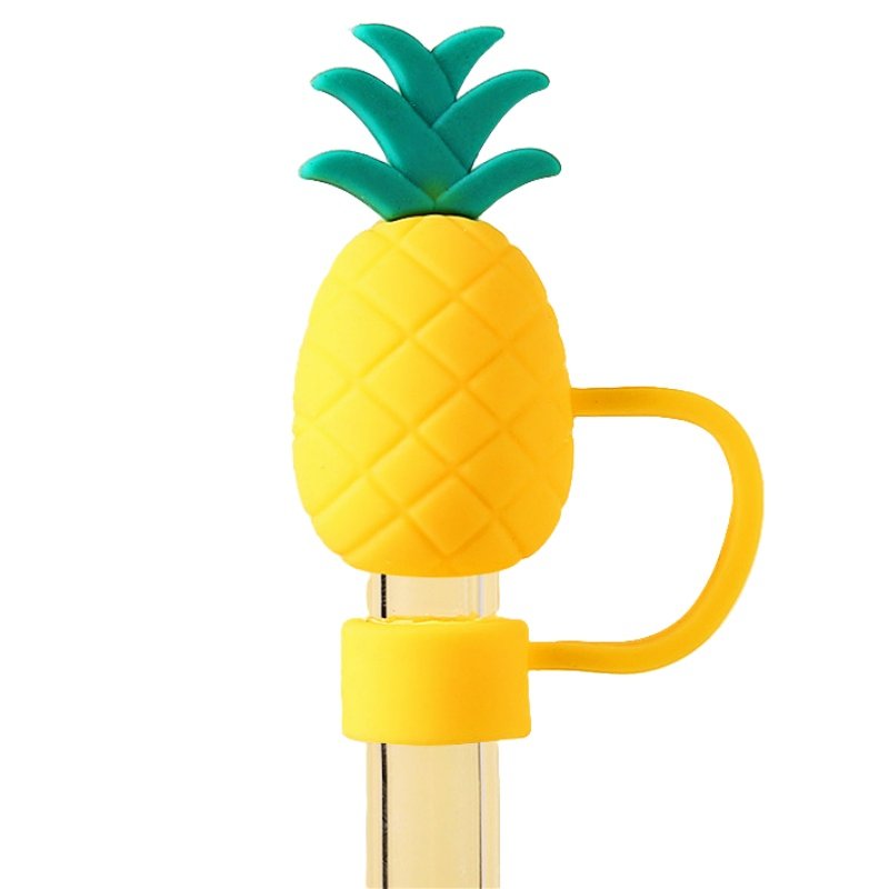 Factory Custom Dust-Proof Reusable Silicone Compatible Drinking Protectors Straw Tip Cover