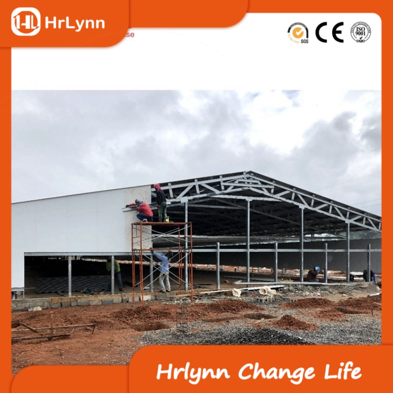 Design, Manufacture and Install Steel Structure Insulation Chicken Coop
