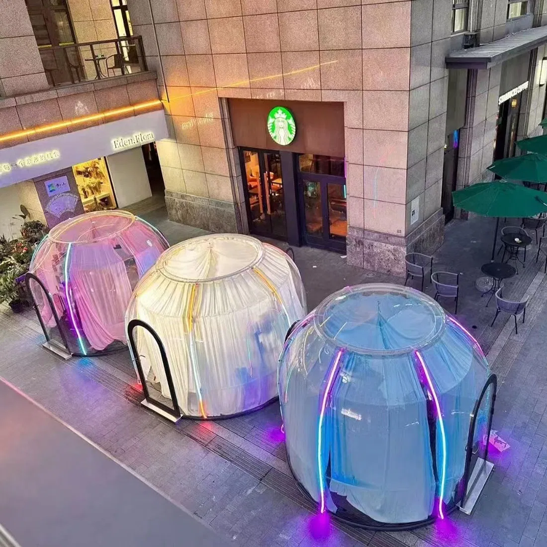 Popular Polycarbonate Bubble Room PC Starry Room Transparent