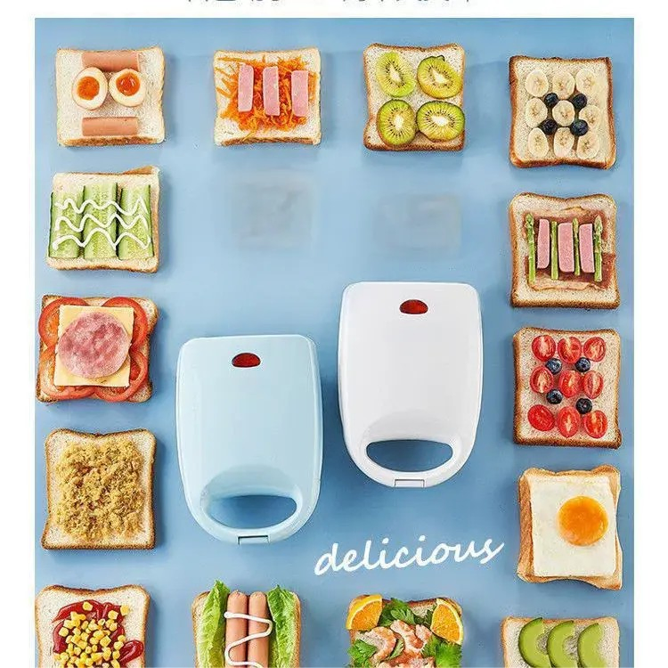 Multifunctional Sandwich Griddle Maker, Toast Grill Press, Panini Maker for Toasted Bread & Light Breakfast Meals at Home